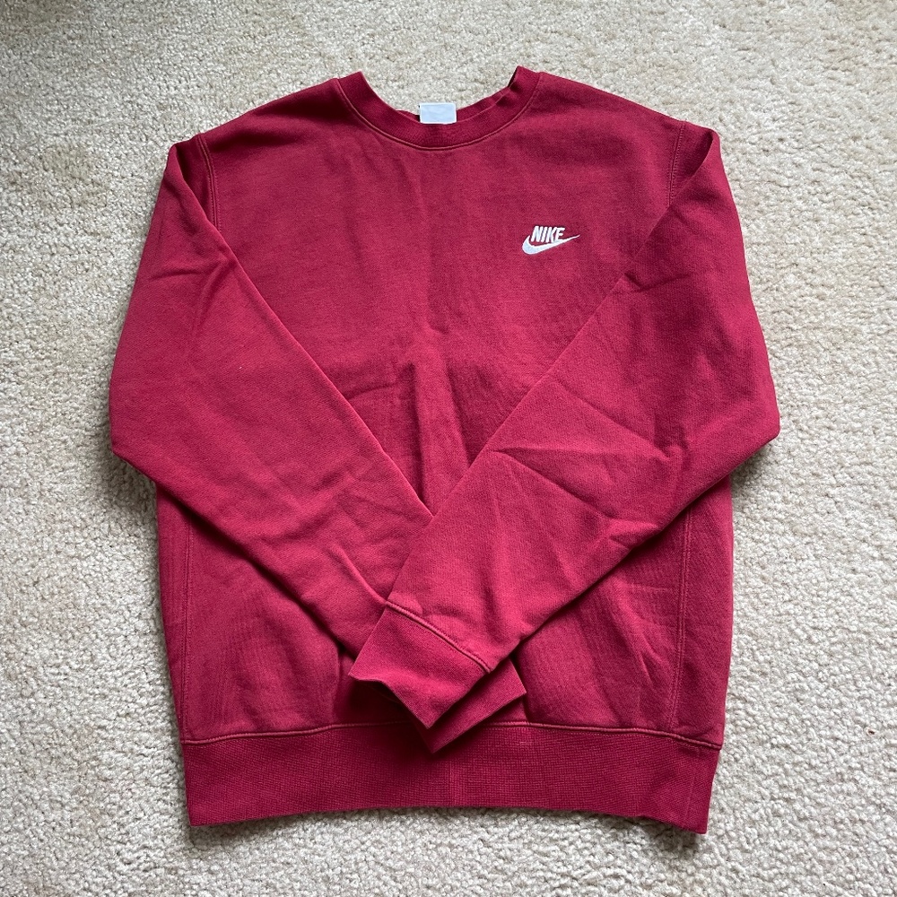 Men's Nike Maroon Crew Nike Sweatshirt